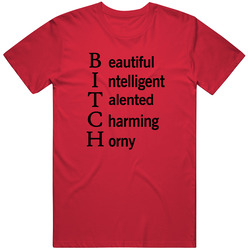 Bitch Unisex Cotton Tee Classic T Shirt