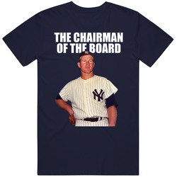 New York Baseball The Chairman Of The Board Whitey Ford Unisex Cotton Tee Classic T Shirt