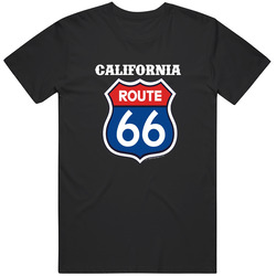 Route 66 California Unisex Cotton Tee Classic T Shirt