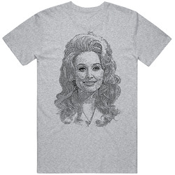 Dolly Parton 1 Sportgrey Unisex Cotton Tee Classic T Shirt