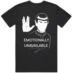 Emotionally Unavailable Mr Spock Leonaed Nimoy Star Trek Xsm-6xl Tee Unisex Cotton Tee Classic T Shirt