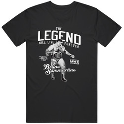 Bruno Sammartino The Legend Will Live Forever Unisex Cotton Tee Classic T Shirt