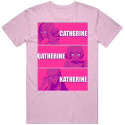 Catherine Qatherine Katherine Pink Unisex Cotton Tee Classic T Shirt
