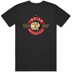 Indian Custom Motorcycle  Racer Biker Printed Cotton  9189 Unisex Cotton Tee Classic T Shirt