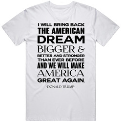 We Will Make America Great Again Donald Trump 2016 President Unisex Cotton Tee Classic T Shirt