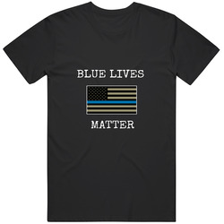 Blue Lives Matter, Thin Blue Line T-Shirt, Law Enforcement, Police Unisex Cotton Tee Classic T Shirt
