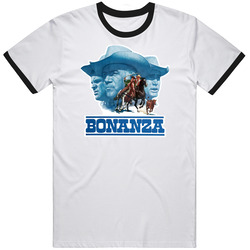 Bonanza, T-shirt, Loren Green, Western, Tv, Show, Retro, Cowboy Unisex Cotton Tee Classic T Shirt