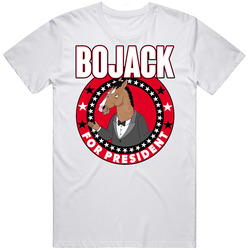 Bojack For President Bojack Horseman Adult Cartoon Character Campaign Parody Unisex Cotton Tee Classic T Shirt