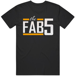Tw Michigan The Fab Five Unisex Cotton Tee Classic T Shirt