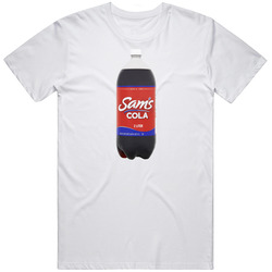 Sam's Cola Soft Drink Logo Can Soda Fan Gift Idea Unisex Cotton Tee Classic T Shirt