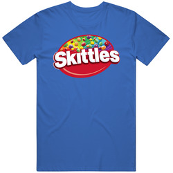Skittles Blue Unisex Cotton Tee Classic T Shirt