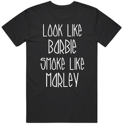 Look Like Smoke Like W Text Unisex Cotton Tee Classic T Shirt