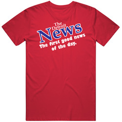 The Detroit News The First Good News Of The Day Unisex Cotton Tee Classic T Shirt