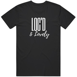 Loc'd And Lovely Black Men Crew Crewneck Sweatshirt Unisex Cotton Tee Classic T Shirt