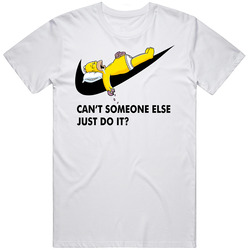 Can't Someone Else Just Do It Simpsons Unisex Cotton Tee Classic T Shirt