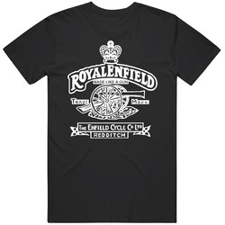 Royal Enfield Vintage Logo 2 Unisex Cotton Tee Classic T Shirt