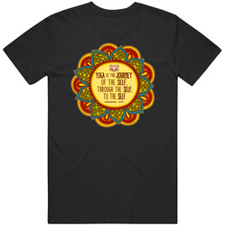 Yoga Is The Journey Unisex Cotton Tee Classic T Shirt