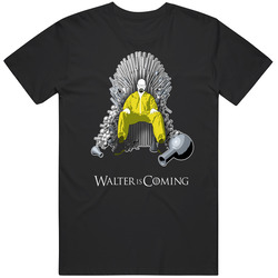 Breaking Bad Game Of Thrones Walter Is Coming Glass Throne Tee Unisex Cotton Tee Classic T Shirt