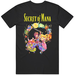The Secret Of Mana Video Game Poaed Unisex Cotton Tee Classic T Shirt