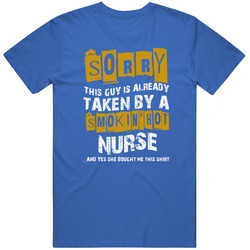Nurse Sorry Blue Unisex Cotton Tee Classic T Shirt