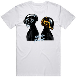 Daft punk t-shirt music punk tee Unisex Cotton Tee Classic T Shirt