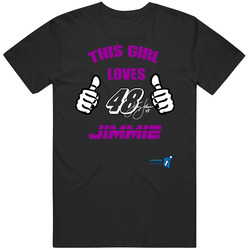 This Girl Loves Jimmie Unisex Cotton Tee Classic T Shirt