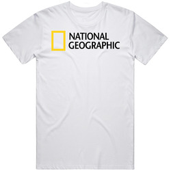 National Geographic Logo Unisex Cotton Tee Classic T Shirt