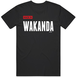 Made In Wakanda Black Panther Unisex Cotton Tee Classic T Shirt