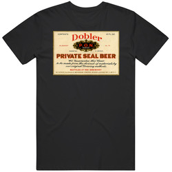 Dobler Brewing Company Poster Logo Defunct Brewery Company Beer Fan Gift Idea Unisex Cotton Tee Classic T Shirt