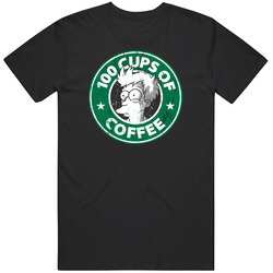 100 Cups Of Coffee Futurama Unisex Cotton Tee Classic T Shirt