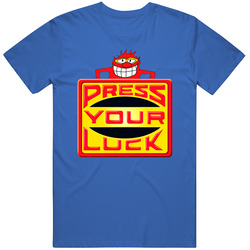 Press Your Luck Blue Unisex Cotton Tee Classic T Shirt