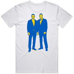 Vitali And Wladimir Klitschko Brothers Ukrainian Join Army Reserves Boxing Champions Ukraine Flag Colors Unisex Cotton Tee Classic T Shirt