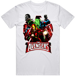 The Avengers Superhero Movie Unisex Cotton Tee Classic T Shirt