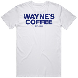 Waynes Coffee Logo Popular Coffee Java Joe Shop Brand Drink Fan Gift Unisex Cotton Tee Classic T Shirt