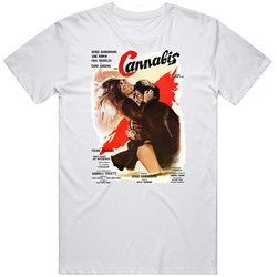 Cannabis, T-Shirt, Serge Gainsbourg , Jane Bikin, Movie, Poster, Retro, 70's, 1970 Unisex Cotton Tee Classic T Shirt