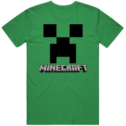 Minecraft Green Unisex Cotton Tee Classic T Shirt
