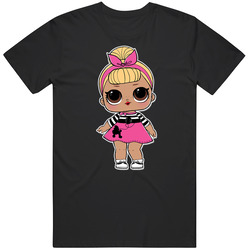Sis Swing Lol Dolls Kids Cartoon Babies Unisex Cotton Tee Classic T Shirt