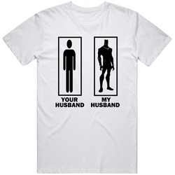 Your Husband My Husband Black Panther Movie Fan Unisex Cotton Tee Classic T Shirt