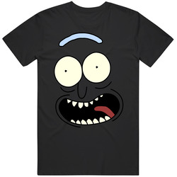 A Pickle Rick Face Dfdk45708a Unisex Cotton Tee Classic T Shirt