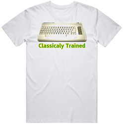Commodore 64 Classically Trained Video Game Unisex Cotton Tee Classic T Shirt