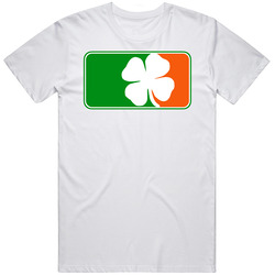 Irish Ireland Shamrock Major League Logo Parody Unisex Cotton Tee Classic T Shirt