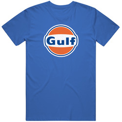 Gulf Oil Blue Unisex Cotton Tee Classic T Shirt