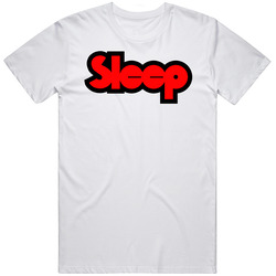 Sleep Tulisan Merah Iwn Unisex Cotton Tee Classic T Shirt