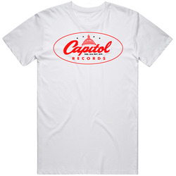 Capitol Merah Unisex Cotton Tee Classic T Shirt