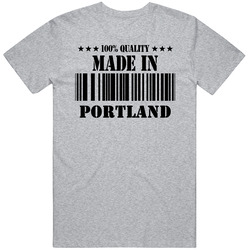 Made In Portland Custom Unisex Cotton Tee Classic T Shirt