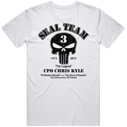 Seniper 1 Putih Unisex Cotton Tee Classic T Shirt