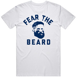 Julian Edelman Fear The Beard New England Football Unisex Cotton Tee Classic T Shirt