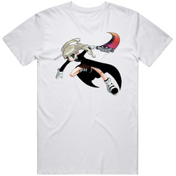 Soul Eater - Maka And Soul - White Unisex Cotton Tee Classic T Shirt