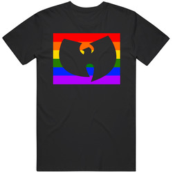 Wutang Clan Rap Group Lgbt Rainbow Unisex Cotton Tee Classic T Shirt