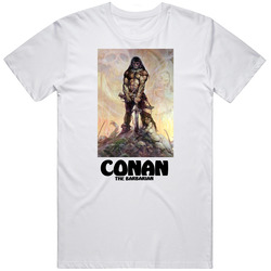Conan The Barbarian, T-shirt, Schwarzenegger, Movie, Retro, 1980s, 80's,  Art Unisex Cotton Tee Classic T Shirt